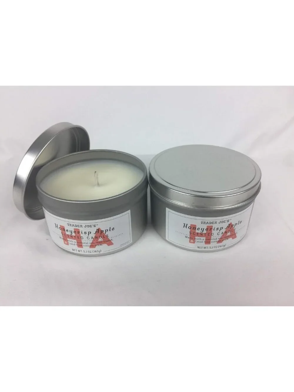 Honeycrisp Apple Scented Candle Bundle - Cozy Home Fragrance Set, 2 Pack